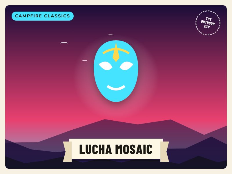 Lucha Mosaic artwork
